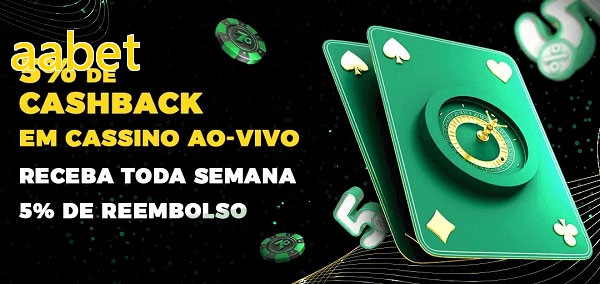 Promoções do cassino ao Vivo aabet